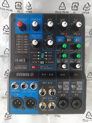 Yamaha MG06X 6-Channel Compact SPX Digital Effects Mixer  • $94.99