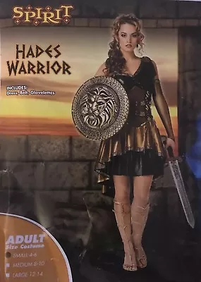 Spirit Halloween HADES WARRIOR Roman Women's Small 4-6 Dress Belt Shoes • $9.99