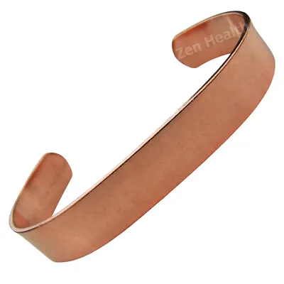 Pure Copper Bracelet Men / Ladies Arthritis Pain Relief 13mm Non Magnetic UK • £7.99