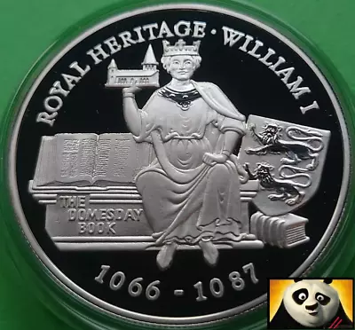 1996 Falkland Islands £2 Two Pound King William I Silver Proof Coin • £49.95