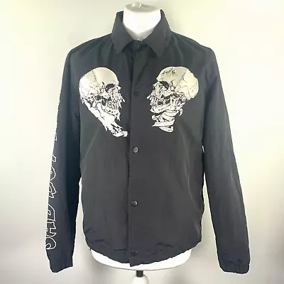 METALLICA X Selfridges 2017 Sad But True Shell Coach Jacket Size M Medium • $92.49