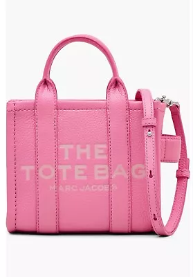 Marc Jacobs The Leather Crossbody Tote Bag Petal Pink NWT • $125