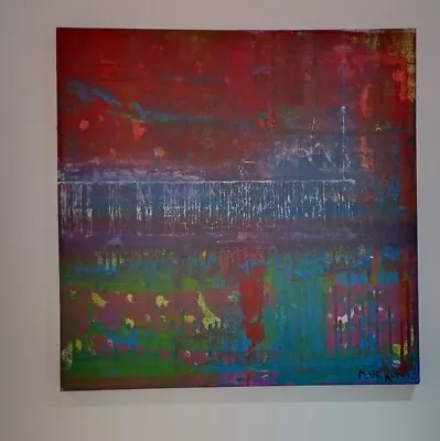 £1500 • Buy Large Original Abstract Art Painting Brighton  Pier Sussex  100x100cm