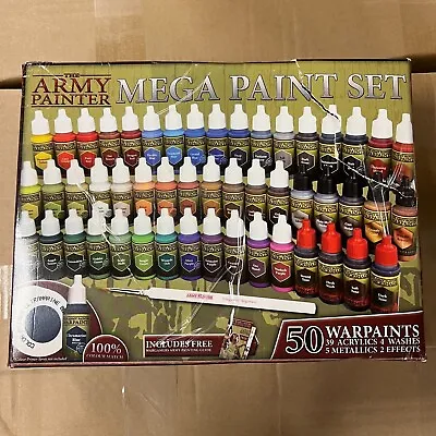 RETURNS The Army Painter Warpaints Mega Paint Set For Miniature Painting WP8021 • $92.98