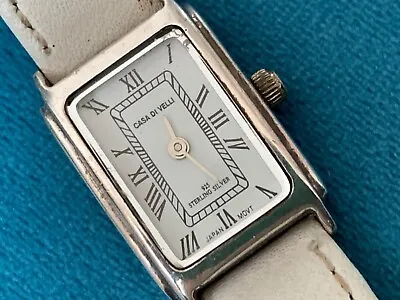 Vintage CASA DI VELI Sterling Silver 925 Women's Watch Japan • £56