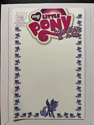 My Little Pony: Friendship Is Magic #7 Retailer Exclusive Princess Luna Blank • $10