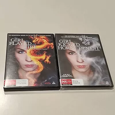 The Girl Who Played With Fire And Kicked The Hornets Nest DVD X 2 Region 4 Movie • $6.52