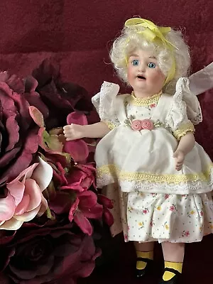 Collectible Reproduction Of Antique Mignonette Porcelain 7 1/2” Doll • $55.20