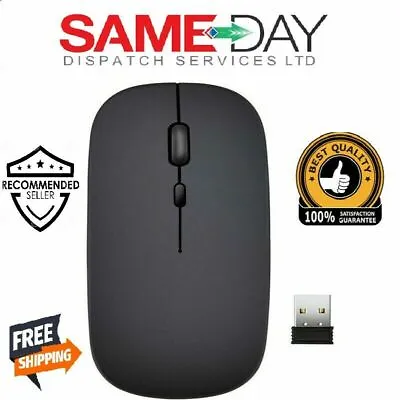 £3.99 • Buy 2.4 GHz Wireless Cordless Mouse Mice Optical Scroll For PC Laptop Computer +USB
