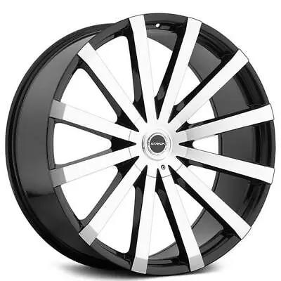 (4) 20  Strada Wheels Gabbia Black Machined Rims(B43) • $1145