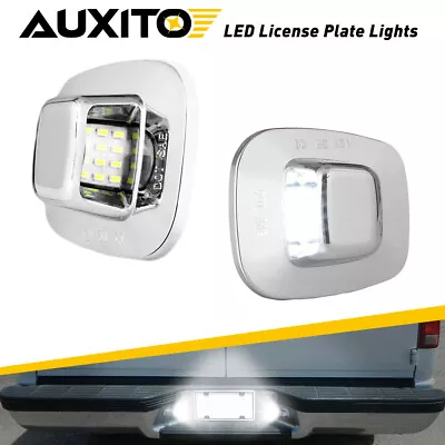 $13.99 • Buy Rear License Lens Light Plate Chrome For Tahoe Chevy C/K 1500 2500 Pickup Truck