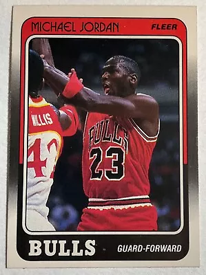 1988-89 Fleer MICHAEL JORDAN Chicago Bulls #17 • $14.50