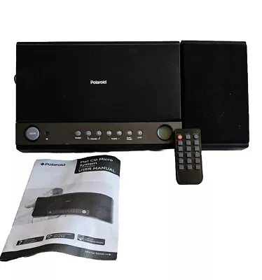 Polaroid Flat Cd Micro System PLA18AV003 With Only 1 Speaker + Manual & Remote. • £20.99