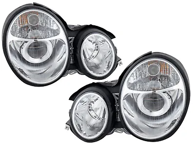 For 1996-1999 Mercedes Benz E320 E420 Projector Head Lamp Driver Passenger PAIR • $243.04