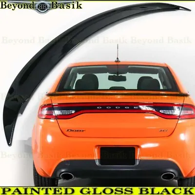 For 2013-2016 Dodge Dart GLOSS BLACK Factory Style Rear Trunk Lip Spoiler Wing • $79.99