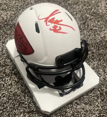 Marcus Allen Autographed Kansas City Chiefs Lunar Eclipse Mini Helmet Beckett • $100