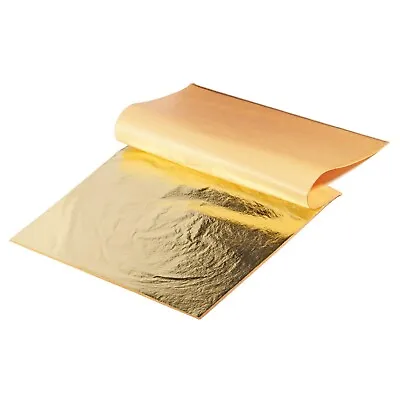 Imitation Gold Leaf 1000 Sheet #2.0 5.5  X 5.5   140mm X 140mm Gilding Art Craft • $14.95