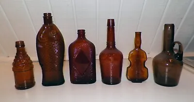 Lot Of Seven (7) Antique Glass Bottles • $20