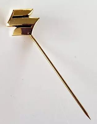 Vintage Suzuki Japan Gold Tone Stick Pin 1.75  Long • $11.60