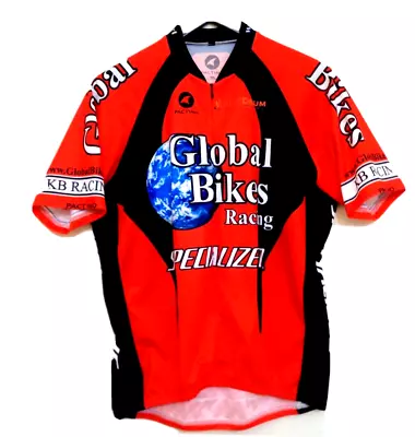PACTIMO Cycling Jersey Sz L Mens Racing Bike Shirt Multicolored Short Sleeve • $15.99