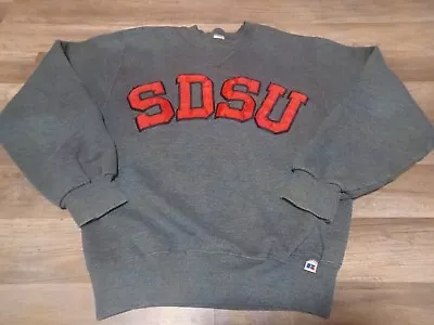 Vintage 90's Russell Athletic San Diego State Crewneck Sweatshirt Unisex Small • $15