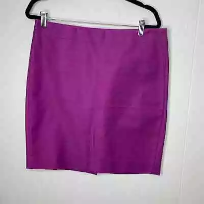 J Crew Purple Pencil Skirt Size 12 • $12