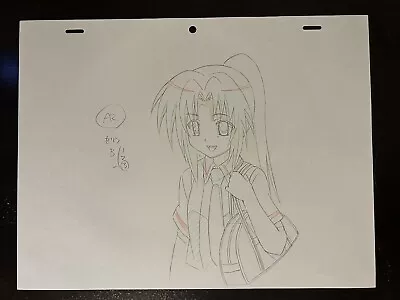 Anime Genga Higurashi When They Cry Sketch Douga Original Production Art • $20