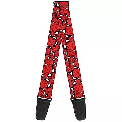 Marvel Comics Guitar Strap Spider Man Stacked 2 Inches Wide • $45.14