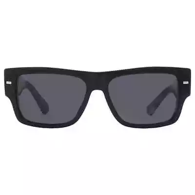 Dolce And Gabbana Dark Grey Rectangular Men's Sunglasses DG4451 340387 55 • $175.99