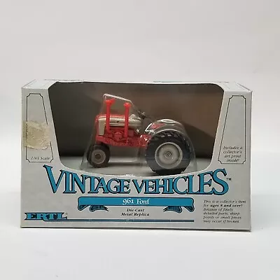  1/43 ERTL Vintage Vehicles 961 Ford 2508 Farm Tractor 1:43 Die-Cast Model W/Box • $13.39