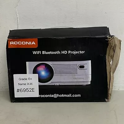 Roconia Q5 9000LM 5G WiFi Bluetooth Native Full HD Movie Projector 1080P-C4 • $29.33