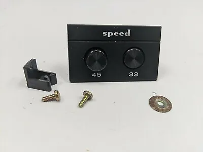 Marantz 6110 Turntable Parting Out Speed Control Plate And Knobs 33 & 45 RPM  • $25.16