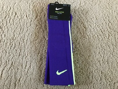$14 • Buy Nike Football Or Soccer Vapor Knee High Socks Assorted Colors And Sizes 1 Pr 