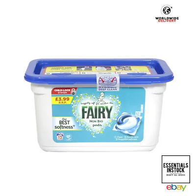 Fairy Non-Bio Pods 12 Wash • £5.99