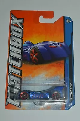 2011 Matchbox Batman Batmobile DC Comics MBX City #25 W4886 Mint New In Card • $9.59