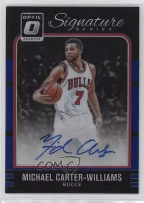 2016 Donruss Optic Signature Series Blue Prizm /25 Michael Carter-Williams Auto • $12.04