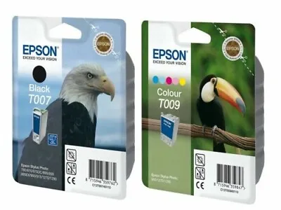 £19.49 • Buy Genuine Epson T007 + T009 Ink Cartridge Multipack (Black & Colour) - VAT Inc