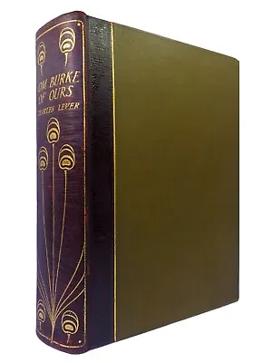 Tom Burke Of  Ours  By Charles Lever 1900 Deluxe Leather Binding Talwin Morris • £175
