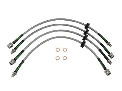 Ford Focus Mk2 St 2.5 Turbo Stainless Steel Braided Brake Lines Hoses Pipes Ud • $100.76