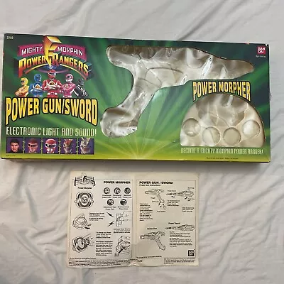 Bandai Mighty Morphin Power Rangers Power Gun/Sword Morpher Box ONLY W Insts • $14.99