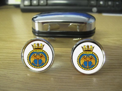 £24.99 • Buy Hms Amethyst Cufflinks 