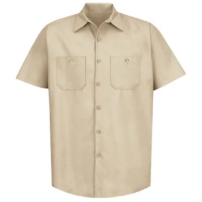 Red Kap Men's Short Sleeve Industrial Work Shirt • $14.62
