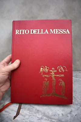 Rito Della Messa 1969 Rome Italian Missal Rite Of Mass (CU892) Chalice Co • $89.90