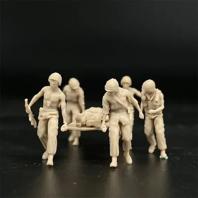 1/72 Scale Model US Army Carrying Stretcher Soldier Figures Military Miniature • $13.50