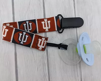 Pacifier Clip Pacifier Holder Baby Shower Gift College Pacifier Clip Indiana • $9.95