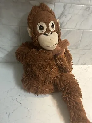 DJUNGELSKOG Orangutan Plush Brown Ape Monkey Stuffed Animal Toy • $19.99