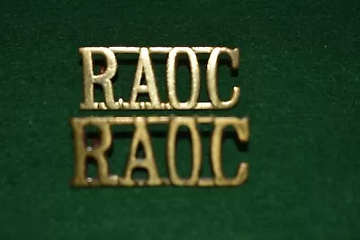 £6.40 • Buy The Royal Army Ordnance Corps Brass Shoulder Titles