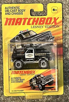 Matchbox Lesney Edition '89 Chevy Blazer Sheriff Diecast 1/64 • $12