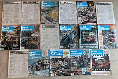 Model Railroader Magazine 1984-1989 -17 Different Issues - 1985 1986 1987 1988 • $10