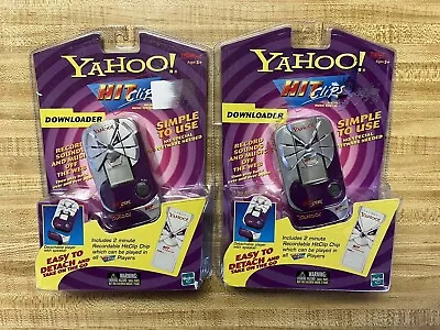 Lot Of 2 SEALED Vintage 2000 Tiger Hit Clips Micro Yahoo Edition Music Players • $59.99